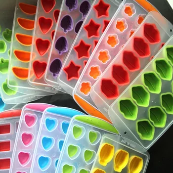 

Easy To Clean Practical Food Grade Silicone Chocolate Mold Maker Ice Cube Tray Freeze Mould Bar Pudding Jelly Mold