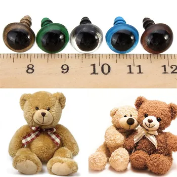 

56/70pcs Colors-Mix 10/12mm Teddy Bear Stuffed Puppets Snap DIY Funny Toy Eyes Plastic Safety Eyes Box Doll Accessories