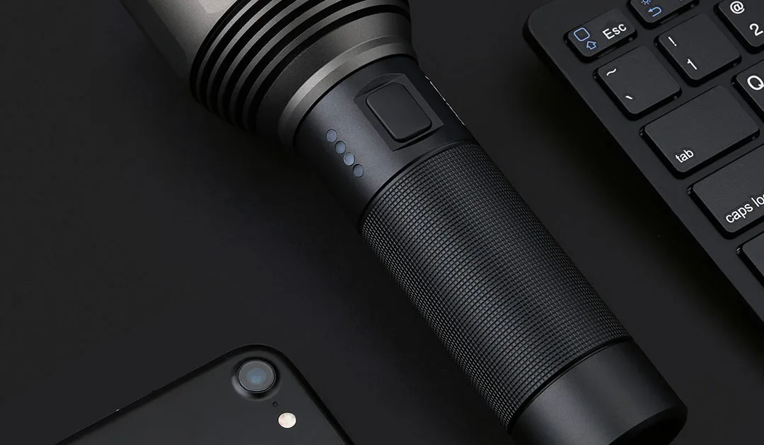 Xiaomi Mijia Youpin Nato открытый бликовый фонарик черный дальний IPX7 водонепроницаемый type-C Прямая зарядка