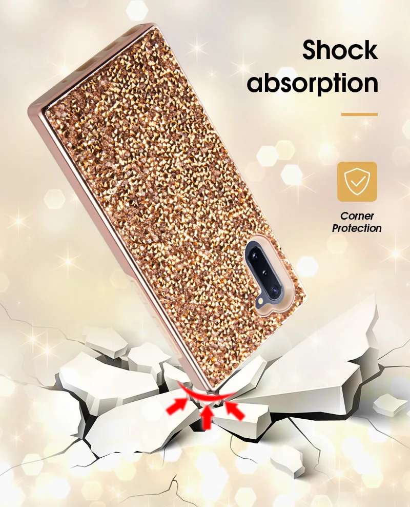 Musubo, Роскошный чехол для samsung Galaxy Note 10 Plus, 5G, 9, S10, S9 Plus, 30, блестящий, бриллиантовый, блестящий, задняя крышка, противоударный
