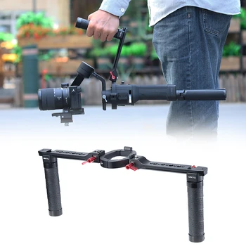 

Position Adjustable DSLR Gimbal Camera Stabilizer Dual Handle Grip Monitor Quick Release Portable Accessories For DJI Ronin S SC