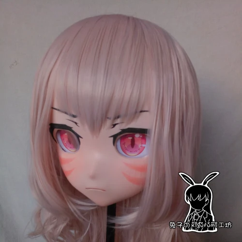 Кролик 63) переодевание Симпатичная Девушка BJD кукольная маска Final Fantasy XIV Мультфильм Япония Аниме реалистичный силиконовый FF14 Miqo'te Cospla