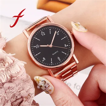 

2020 New Ladies High-end Quartz Watch Stainless Steel Luminous Dial Leisure Watch High Quality Casual Wrist Watch Reloj Mujer