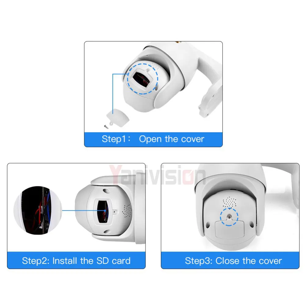 5MP Беспроводная Мини PTZ IP wifi камера скорость купол 2MP 1080P CCTV безопасности IP камера ONVIF открытый ИК 40 м двухстороннее аудио P2P CamHi