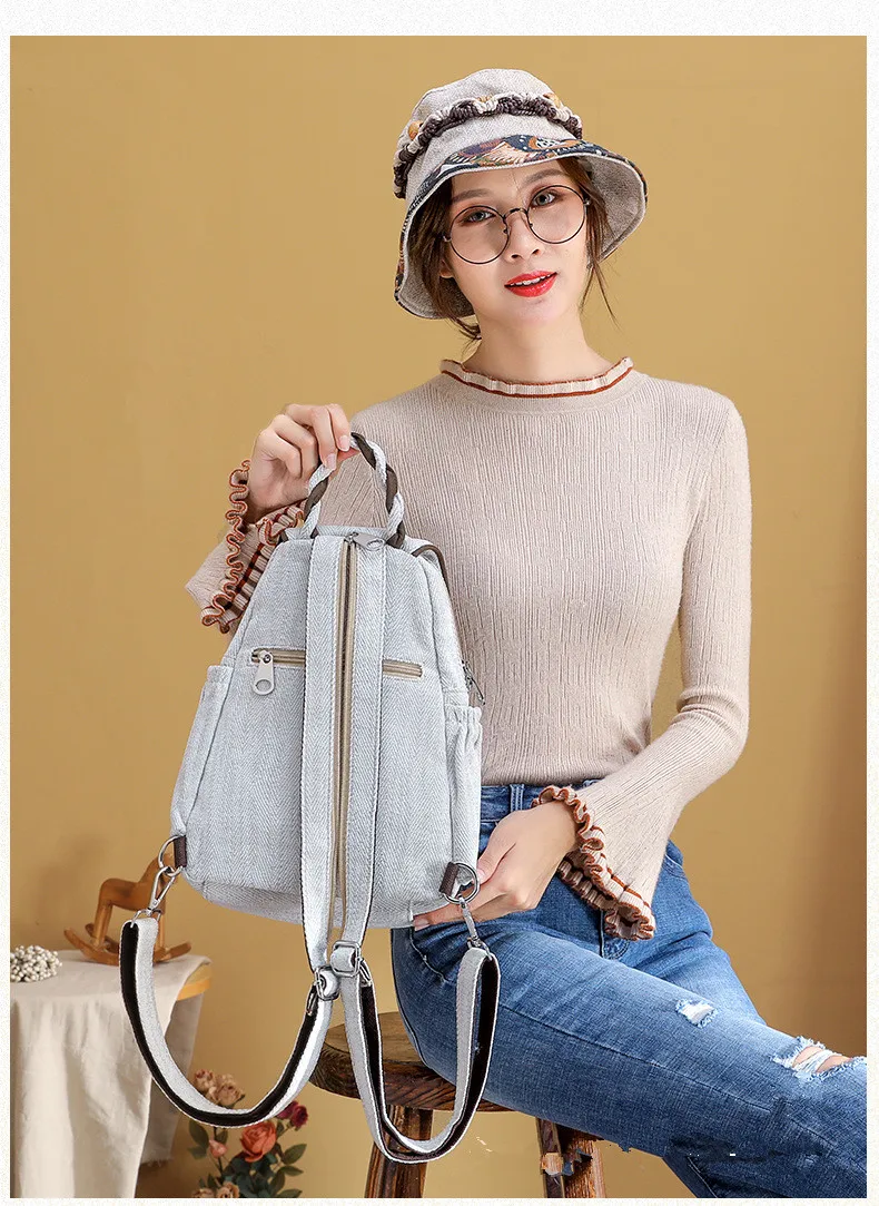 Moda nacional string apliques mulher compras mochila!