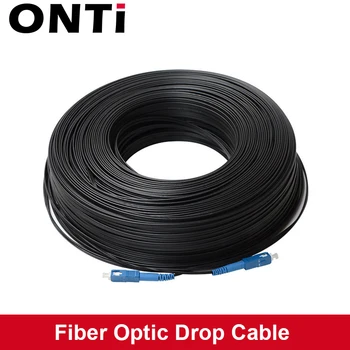 

ONTi SC UPC to SC UPC Fiber Optic Drop Cable Single Mode Simplex 2.0mm Outdoor Fiber Optic Patch Cord Optical Patch Cable
