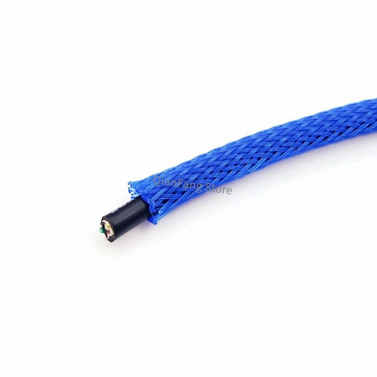 PET Expandable Cable Sleeve 3/4/6/8/10/12/14mm Tight Braided High Density Hardness Insulated Line Protection Wire Wrap Sheath