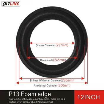 

DIYLIVE 12-inch repair accessories foam side side folding subwoofer side foam side (295~300mm)