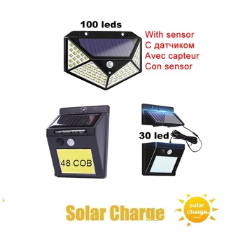 

PIR Solar Powered LED Wall Lamp LED/LEDs Lights Wall Light Ray/Motion Sensor Light Motion Detection Path Garden Yard light indoo