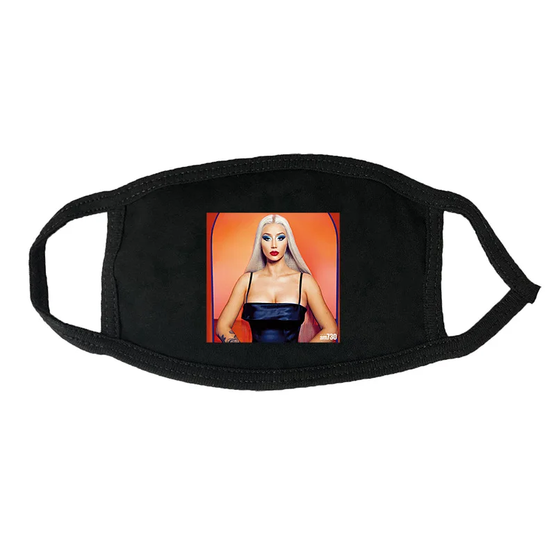 1 шт хлопок Iggy Azalea маска мужские и женские пылезащитные и выхлопные маски моющиеся тканевые маски со ртом для лица
