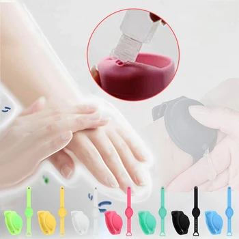 

Unisex Hand Cleaning Gel Wristband Hand 1PCS=13mL Liquid Refillable Wristband Dispenser Wearable Hand Disinfectant Wristband