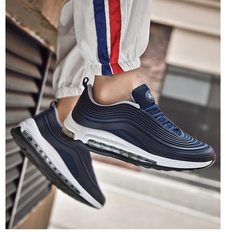 Дышащие кроссовки на платформе; спортивная обувь для бега; Мужская весенняя обувь; Модная легкая мужская обувь с воздушной подушкой; zapatos de hombre basket