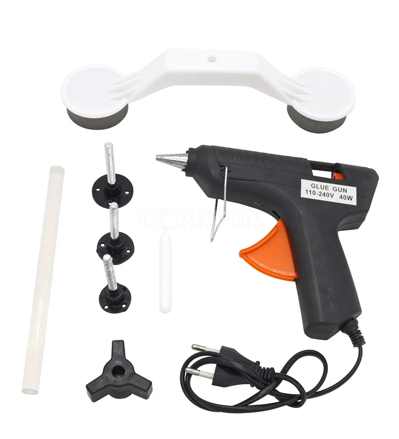 50Set Magic POPS A Dent Car Auto Ding Dent DIY Pops A Removal Repair Puller Kit Tools with Glue Stick Gun