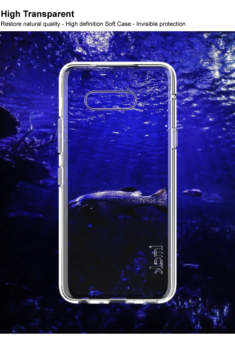 IMAK Для LG G8X чехол ThinQ для LG V50S ThinQ 5G чехол 1,3 мм утолщение Тип UX-5 противоударный мягкий ТПУ чехол