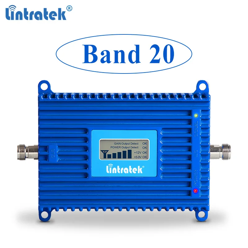 Повторитель сигнала Lintratek 4G усилитель диапазона 20 800 мгц стандарт LTE 70