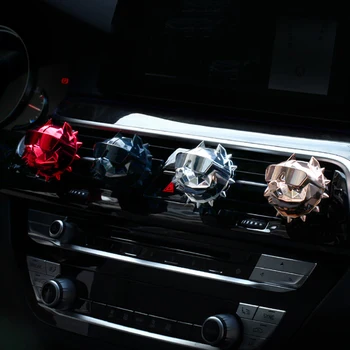 

Bulldog Air Fresheners Fragrance Air Freshener In Car Air vent Diffuser Bully Dog Perfume Car Scent Essential Oil Car Diffuser