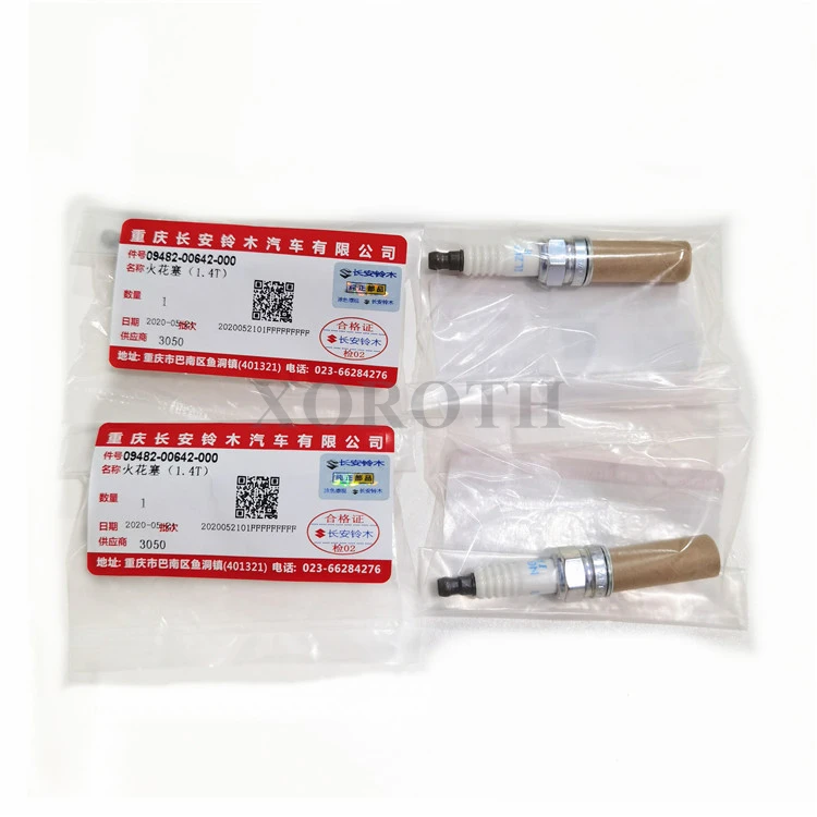 4 шт. новый оригинальный качественный Свеча зажигания 09482 00642 ILZKR7D8 для Suzuki|Свечи и