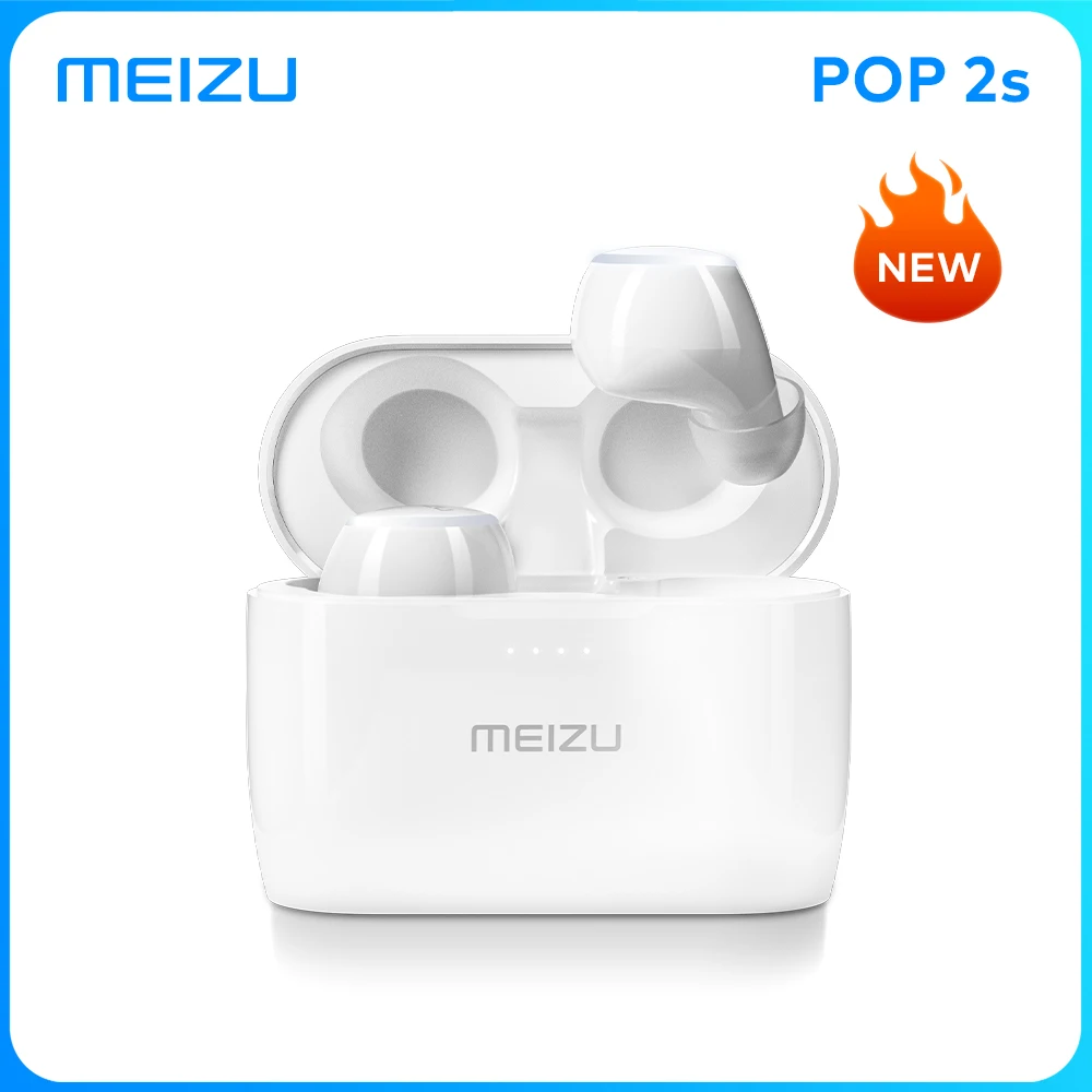 Meizu POP2S Bluetooth 5.0 Earphone  Wireless Earbuds IPX5 In-Ear Sports Earphone Headset