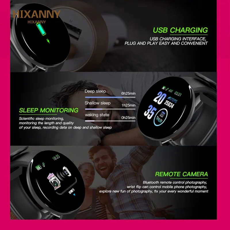 Reloj inteligente redondo para hombre y mujer, pulsera resistente al agua  para Android e IOS, rastreador de Fitness, marca Trosmart S32 - AliExpress