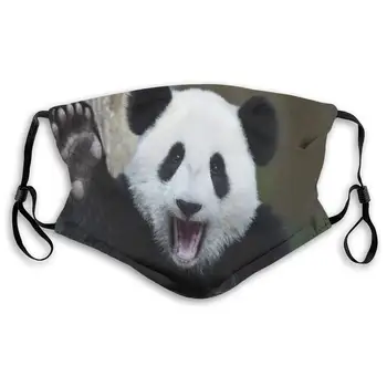 

Giant Panda Mouth Mask Face Mask For Men And Women Anti Pollution Half Face Mask Washable Reusable Muffle Mask For Running