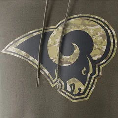 Лос-Анжелес Толстовка Rams оливковый Салют для обслуживания ко представление Американский футбол толстовка
