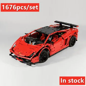 

The New An alternate build for MOC 3918 Lamborghini LeGINGlys Building Blocks Toy Kit DIY Educational Children Birthday Gift