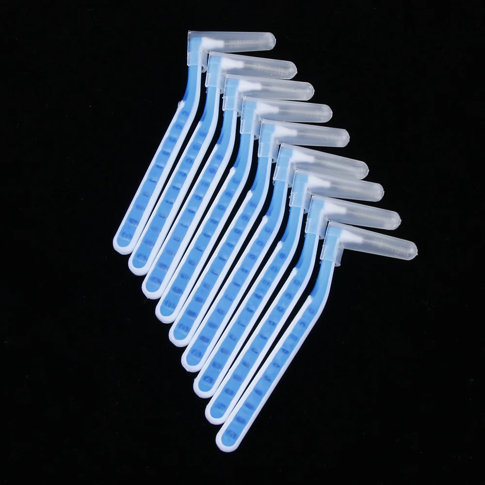 

2pcs L Shape Push-Pull Interdental Brush Oral Care Teeth Whitening Dental Tooth Pick Tooth Orthodontic Toothpick ToothBrush