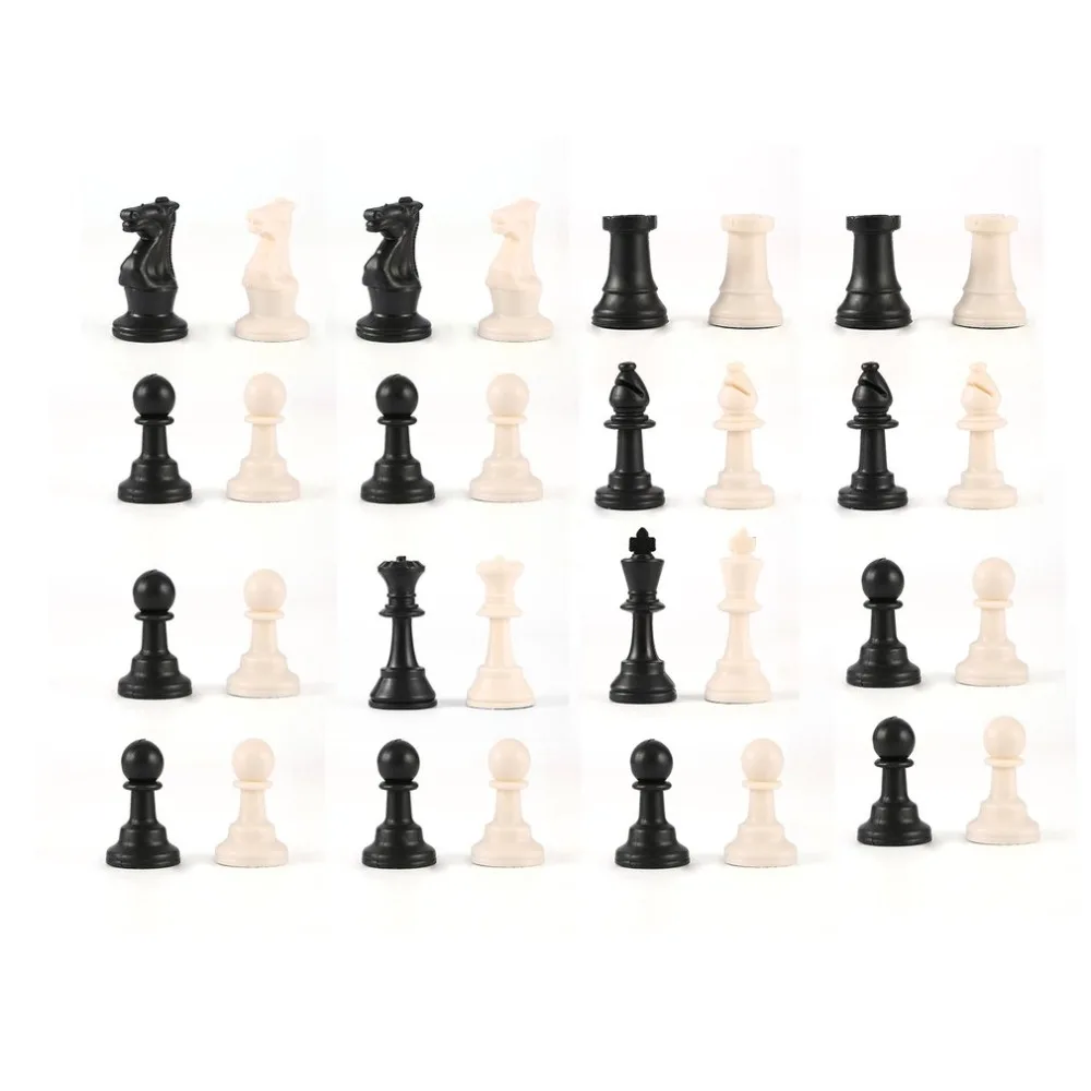 Пластик шахматы Pawn 95 мм Прочный практичный Шахматная Вечерние игры