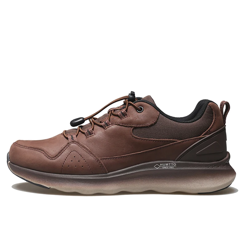 HUMTTO Hiking Shoes Mens Outdoor Leather Waterproof Walking Climbing Sneakers for Men Breathable Sport Mountain Trekking Boots