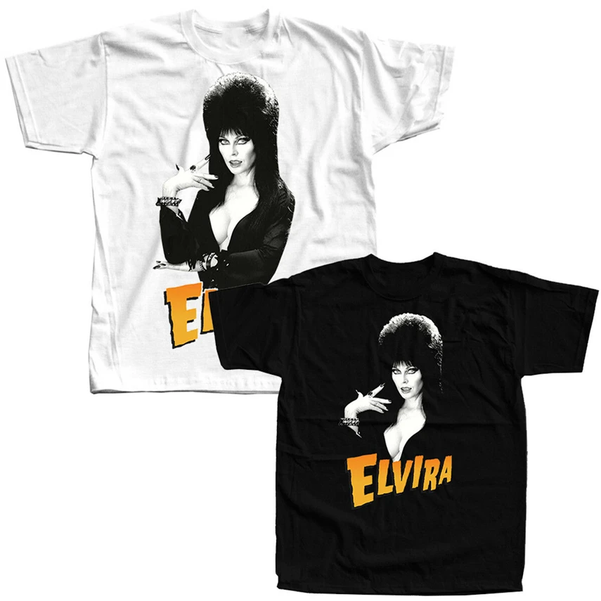 Elvira Mistress Of The Dark V3 постер с фильмом футболки (черные) все размеры S 5XL верхняя одежда