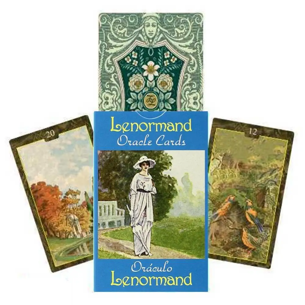 36 шт. Lenormand Oracle Cards Deck прочные Таро карты руководство гадание Fate Board игра для женщин