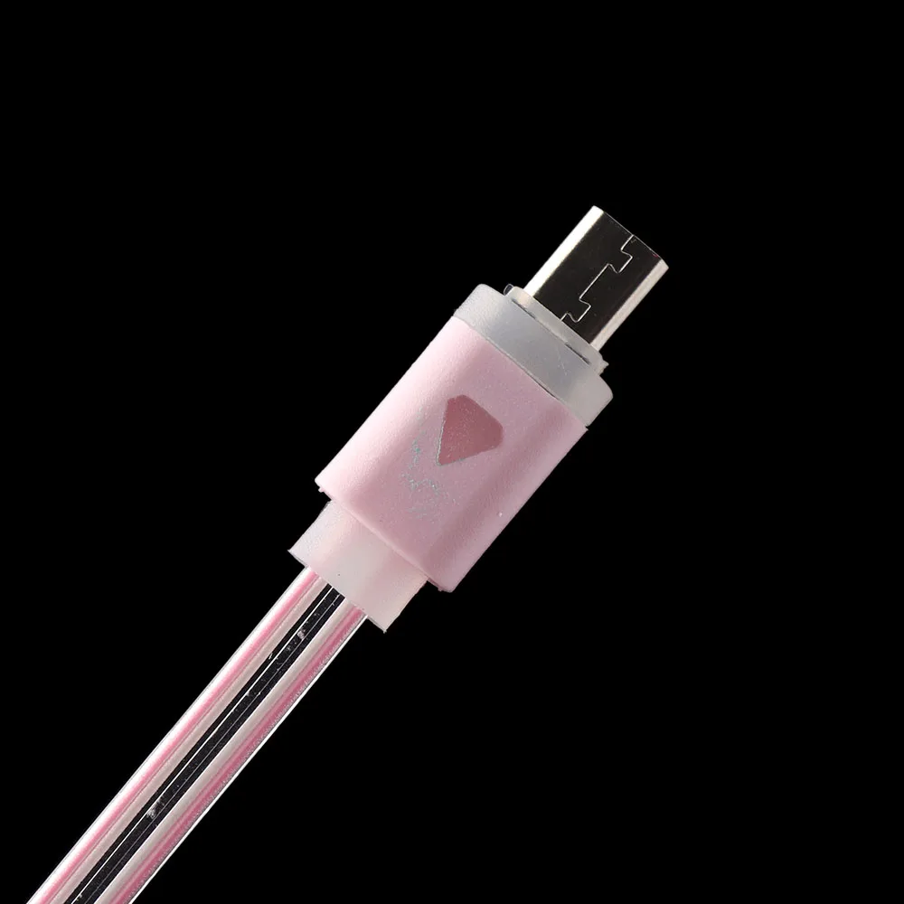 1 шт. Высокое качество Micro USB светодиодный Видимый Световой кабель зарядка с