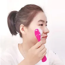 Новая силиконовая щетка для чистки лица очищающее средство для лица, очистяющий массажный, отшелушивающий Уход за лицом