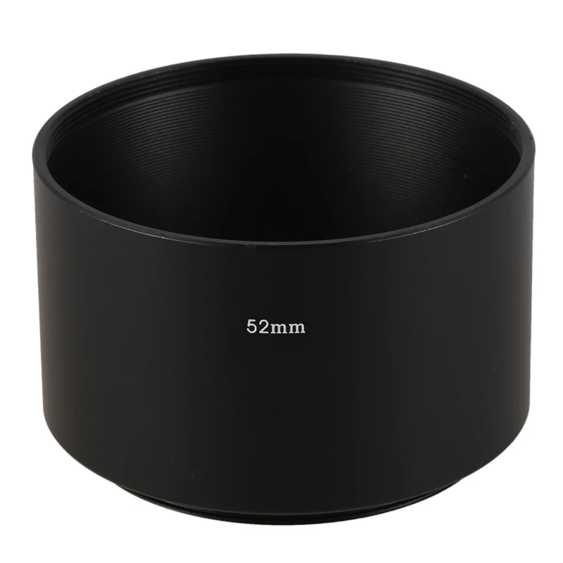 Фильтр IG-camera с винтовым креплением 52 мм металлическая бленда Tele Lens Shade