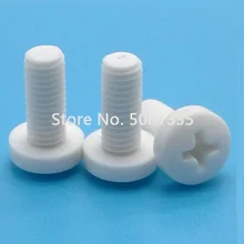 100 шт. пластиковые крестовые встраиваемые Винты M3 M4 M5 M6 из