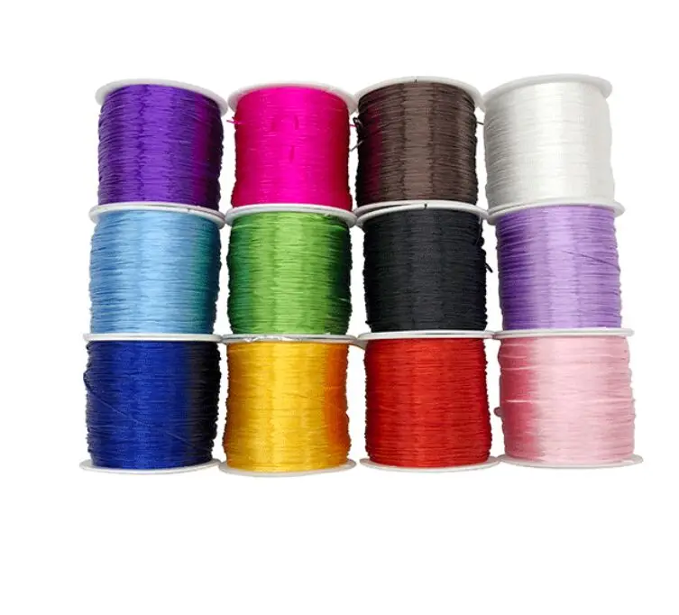 

60M colorful flexible elastic crystal cord / roll making jewelry beaded bracelet fishing line rope