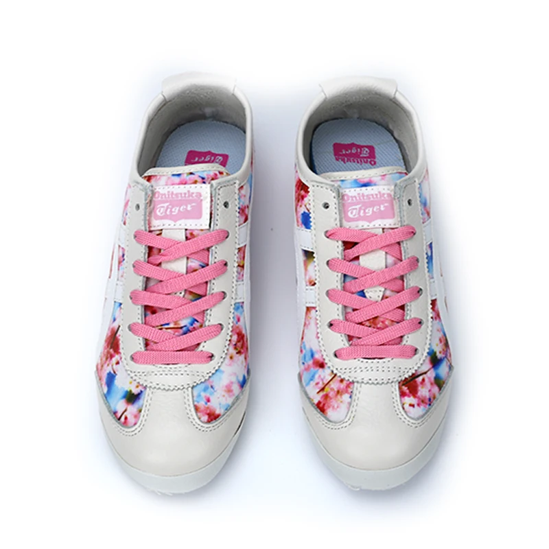Оригинальные Onitsuka Tiger нейтральные спортивные кроссовки удобные дышащие для отдыха мужская и женская обувь с принтом