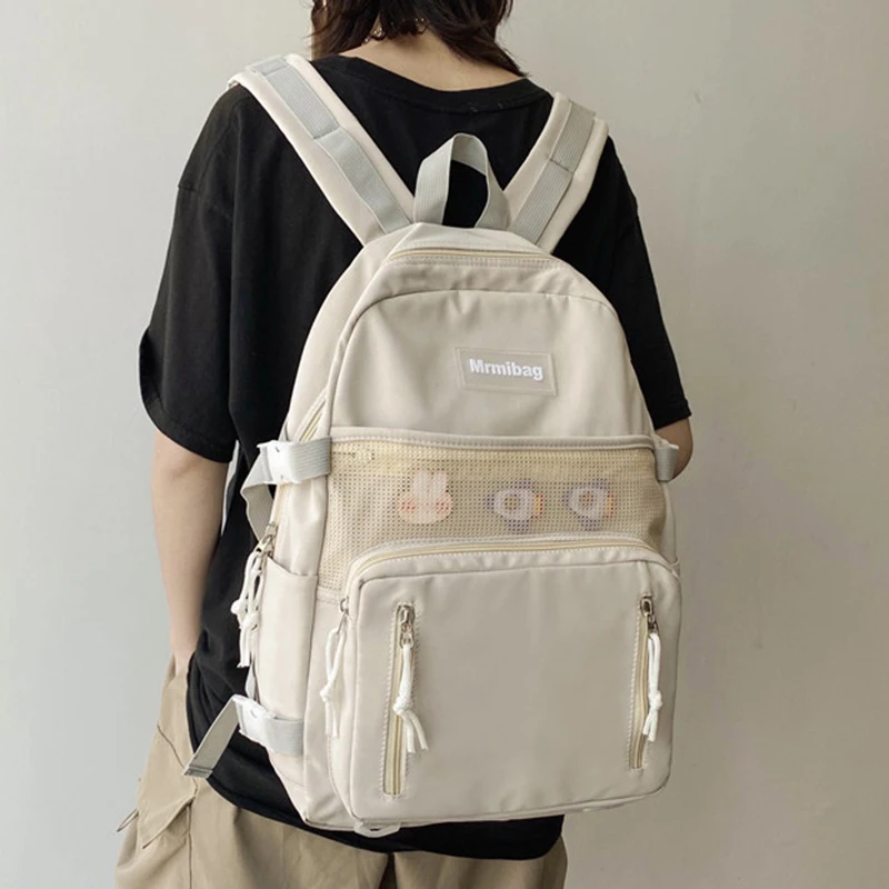

2020 Fashion Women Backpack Female Schoolbag Bag for Teenager Girls Big Nylon Muti-Pocket Travel Backpack Book Bags Mochila