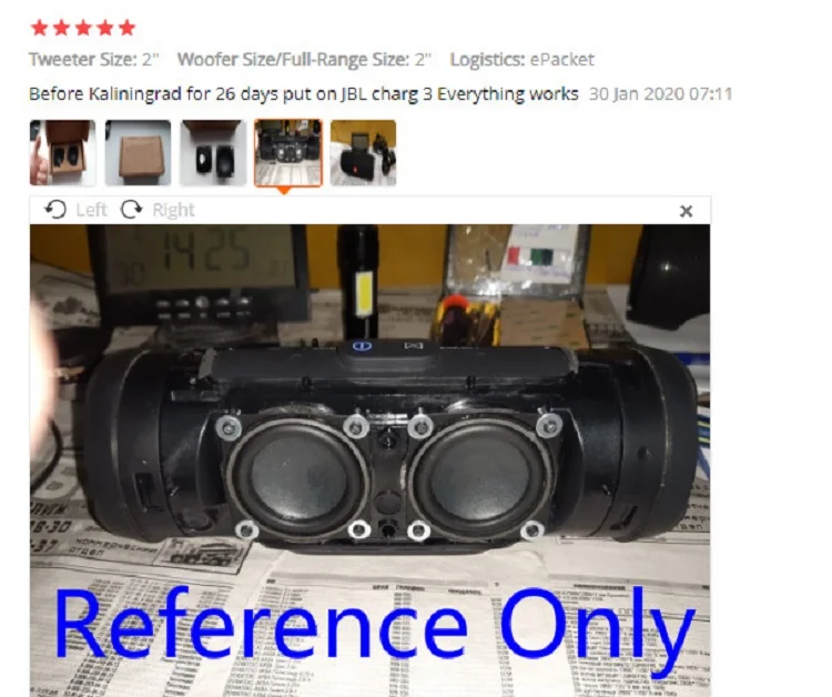 2 дюймовый Полнодиапазонный динамик 4 Ом 10 Вт bluetooth колонка Diy для зарядки 3 ремонт