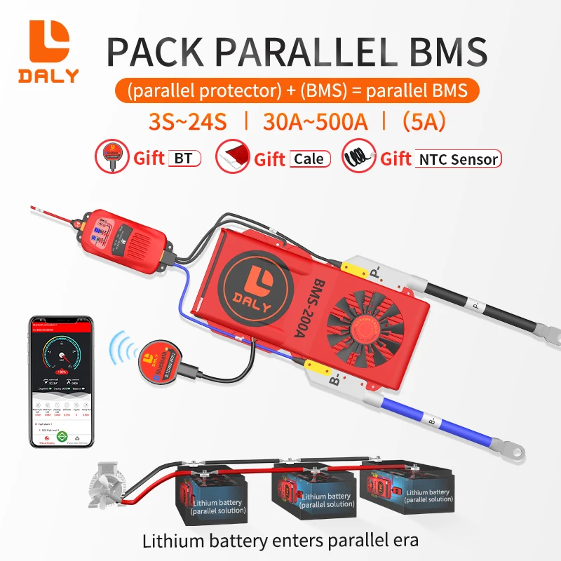 Daly smart 5A параллельный bms LiFePO4 12В 24В 36В 48В 4S 3s 7s 8s 10s 12s 13s 14s 16s 20s 24s Li-Ion LiPo 30A 100A 200A 250A 300A |