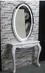 Gouling Парикмахерское зеркало в полный рост с лампой для волос и красоты зеркальный стол люминесцентное зеркало настенный светодиодный