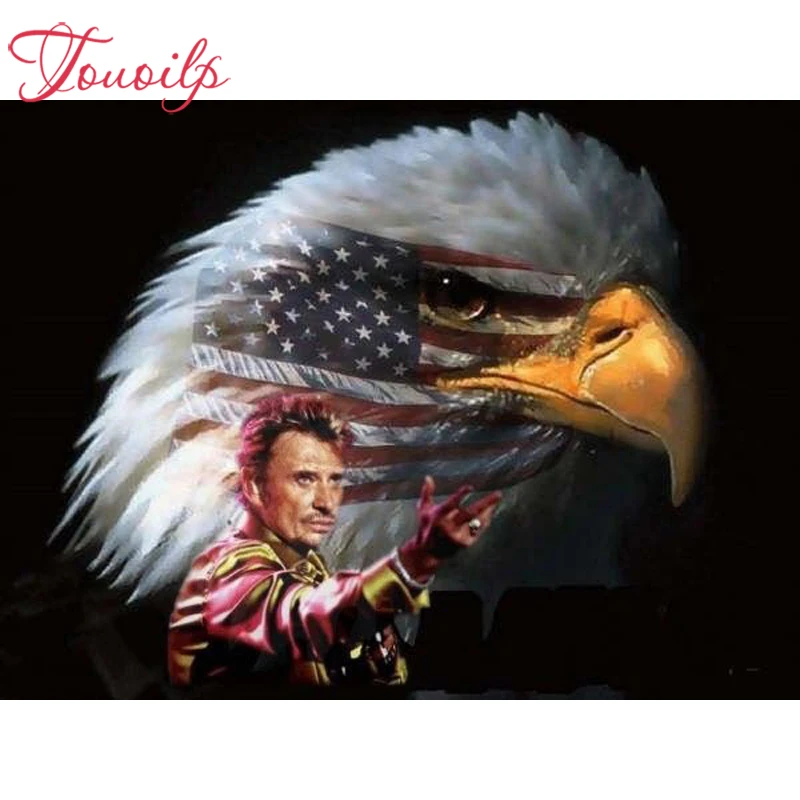 Джонни Холлидей 5D алмазная вышивка крестиком квадратная и круглый дрель