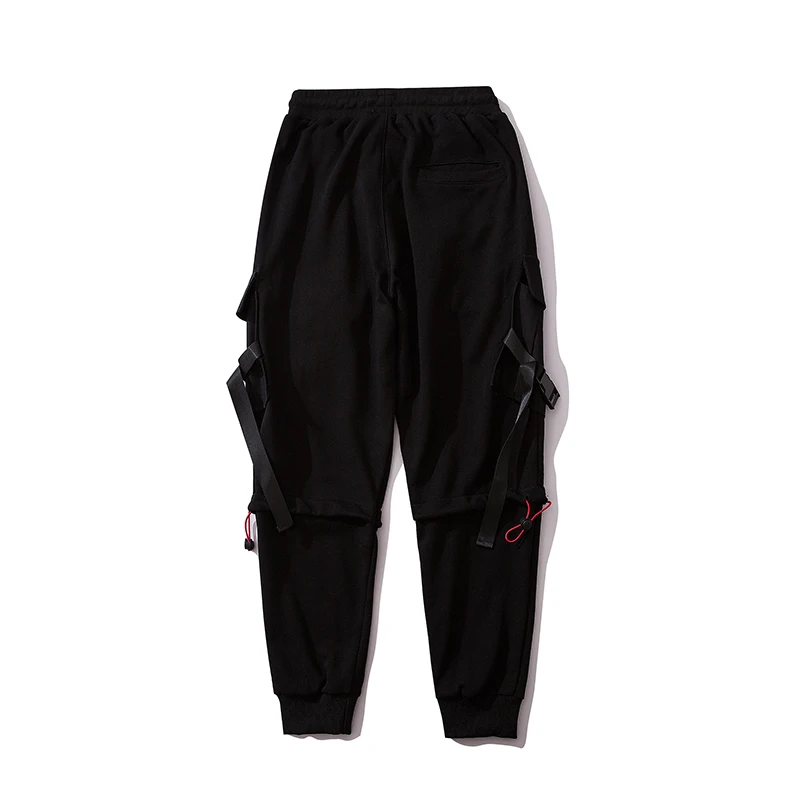 Джоггеры спортивные штаны для мужчин Уличная одежда Pantalones Hombre толстые спортивные штаны с завязками для мужчин s Свободные повседневные брюки размера плюс