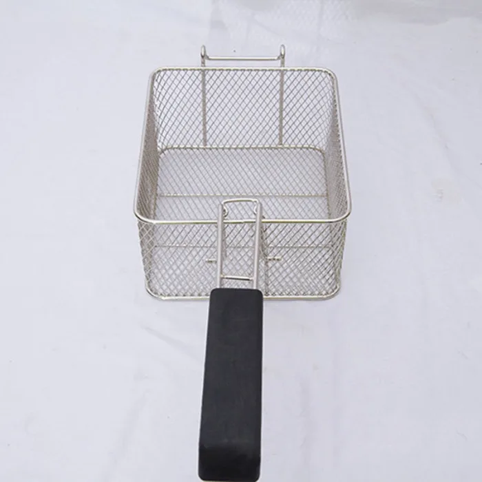 Stainless Steel Deep Fat Fryer Basket Oil Fried Chips Fish Nuggets Fry Food Kitchen Cook Pan SP99