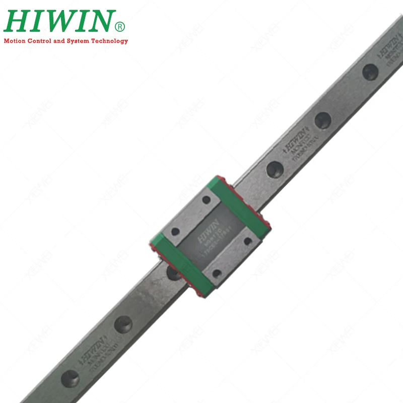HIWIN Нержавеющая сталь 12 мм MGN12 рейка L = 200 250 300 350 400 450 500 600 мм линейные направляющие с MGN12C или MGN12H каретки