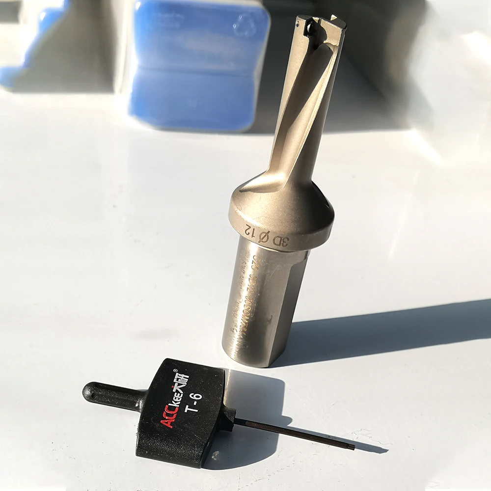 Индексируемая U образная дрель Индексируемые вставные сверла 12 мм Φ 3D для