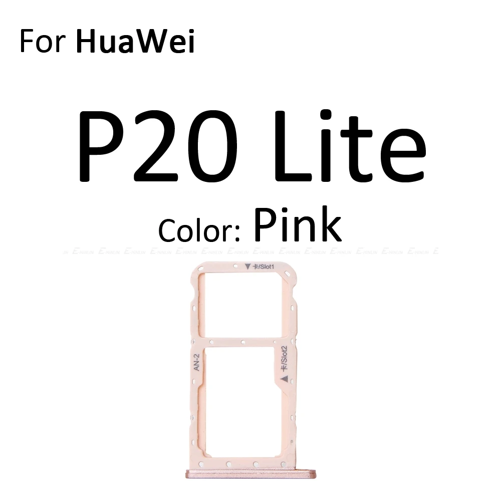Micro SD sim-карта слот, разъем для лотка адаптер Коннектор кард-ридера для HuaWei P20 Pro Lite контейнер держатель запасные части