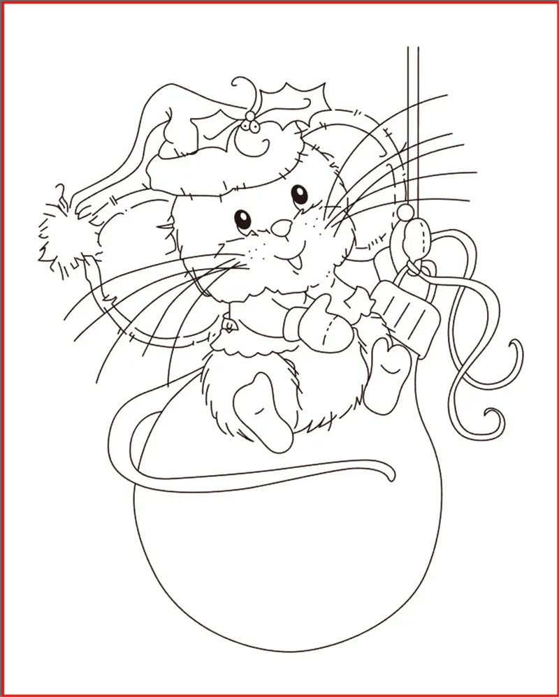 

10x8 Cute little cat Transparent Clear Stamps for Scrapbooking for DIY Card Making Cutting Crafts Stencil