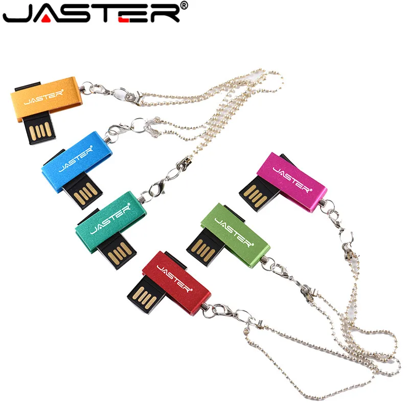 Водонепроницаемый USB флеш-накопитель JASTER вертлюжный 4 ГБ 8 16 Usb-накопители 32 64