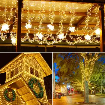 

String Lights Christmas/Wedding/Party Decoration Lights Garland AC 110V/220V Outdoor Waterproof Led Lamp Led Chrismas Lights